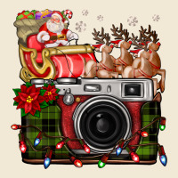 Christmas Santa Vintage Camera Ladies Tee | Teevron