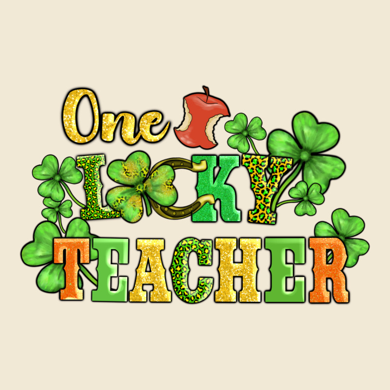 One Lucky Teacher Premium Tee by AdoDesignShop | Teevron