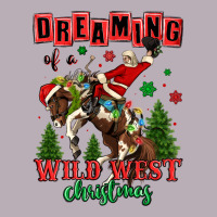 Dreaming Of A Wild West Christmas Cowboy Santa Vintage Tee | Teevron
