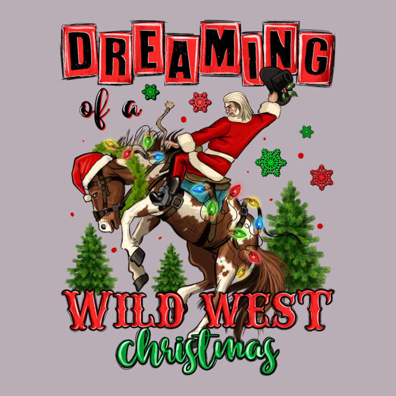 Dreaming Of A Wild West Christmas Cowboy Santa Vintage Tee by MaliasSmallBusiness | Teevron
