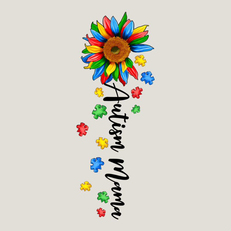 Autism Mama Sunflower Black Heavy Core Tee by JahusDesignShop | Teevron