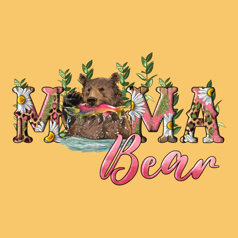 Mama Bear With Daisy Vintage Hoodie by RanaPortraitStore | Teevron