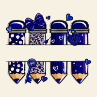 Valentine's Day School Pencils Navy Blue Vintage Tee | Teevron