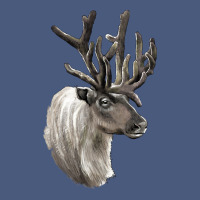 Reindeer Buck Deer Head Vintage Hoodie | Teevron