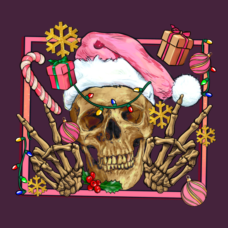 Pink Christmas Skeleton Premium Tee by AdoDesignShop | Teevron