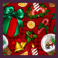 Christmas Snow Globe Seamless Pattern Premium Tee | Teevron