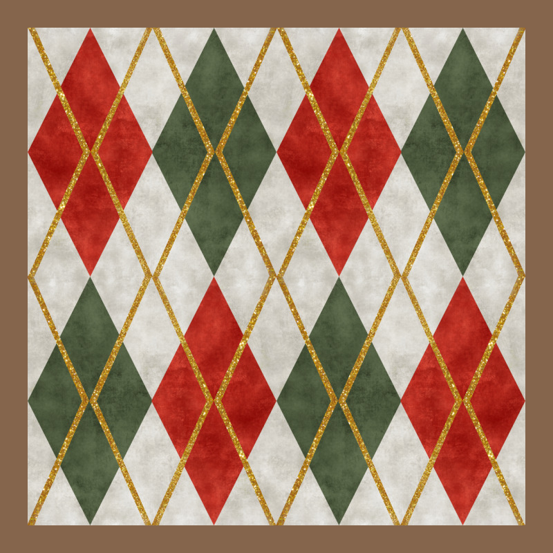 Christmas Diamond Plaid Seamless Pattern Premium Tee by BundleAndBundleShop | Teevron