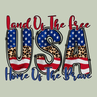 Land Of The Free Usa Ladies Tee | Teevron