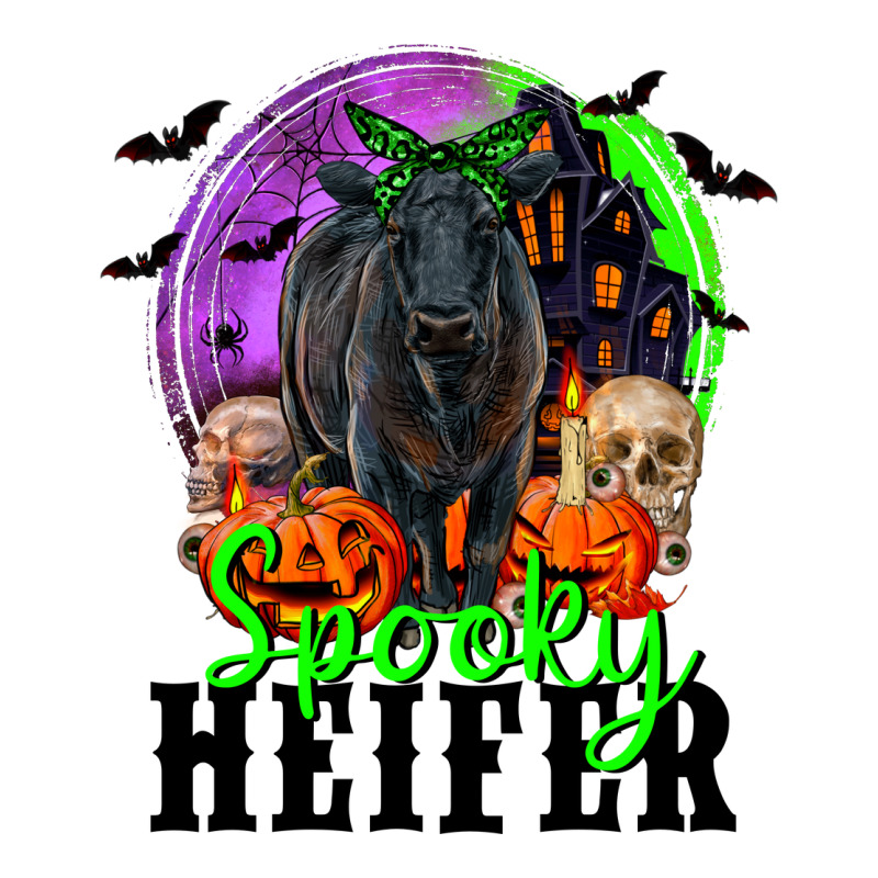Spooky Heifer Black Angus Ladies Tee by RanaPortraitStore | Teevron