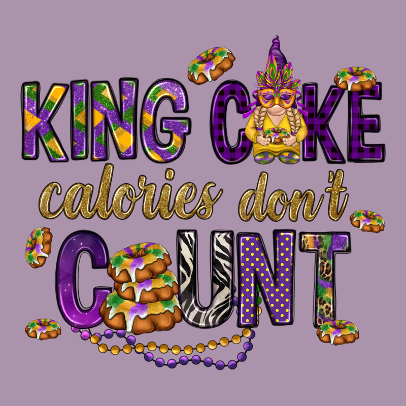 King Cake Calories Don't Count Heavyweight Hoodie by HowdyJamesFarm | Teevron