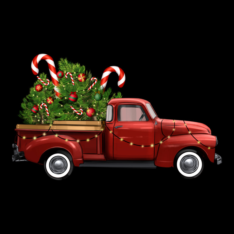 Christmas Trees Truck Ladies Tee by FaDigitalArtStudio | Teevron