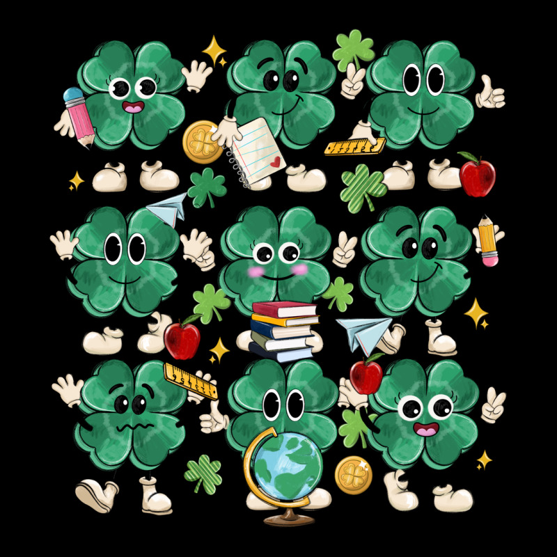 Teacher St Patrick Day Clovers Urban Heavy Tee by MaliasSmallBusiness | Teevron