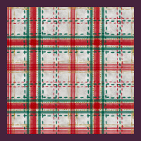 Christmas Plaid Seamless Pattern Premium Tee | Teevron