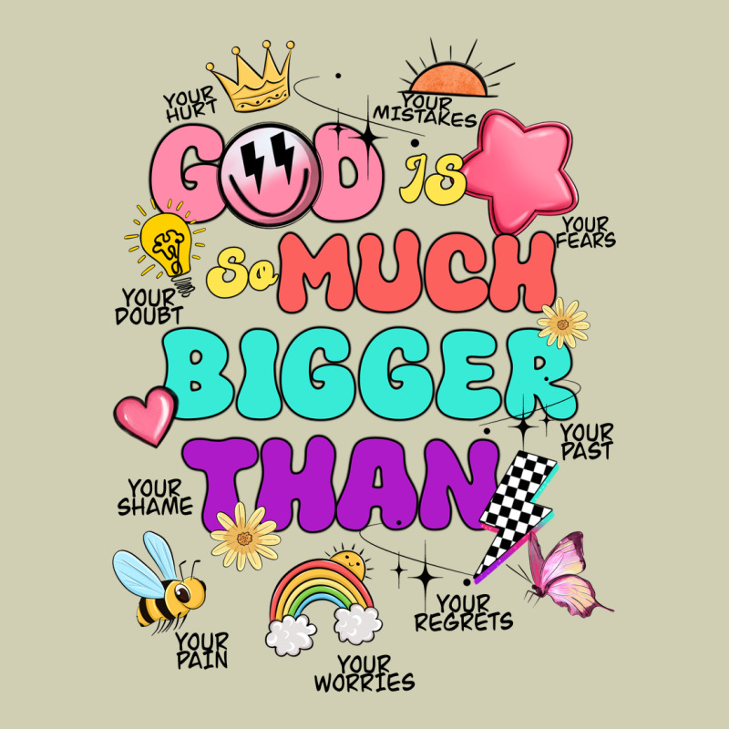 God Is Bigger Design Heavy Core Tee by JahusDesignShop | Teevron