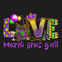 Love Mardi Gras Y'all Heavyweight Hoodie | Teevron