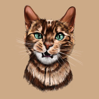 Bengal Cat Face Vintage Hoodie | Teevron