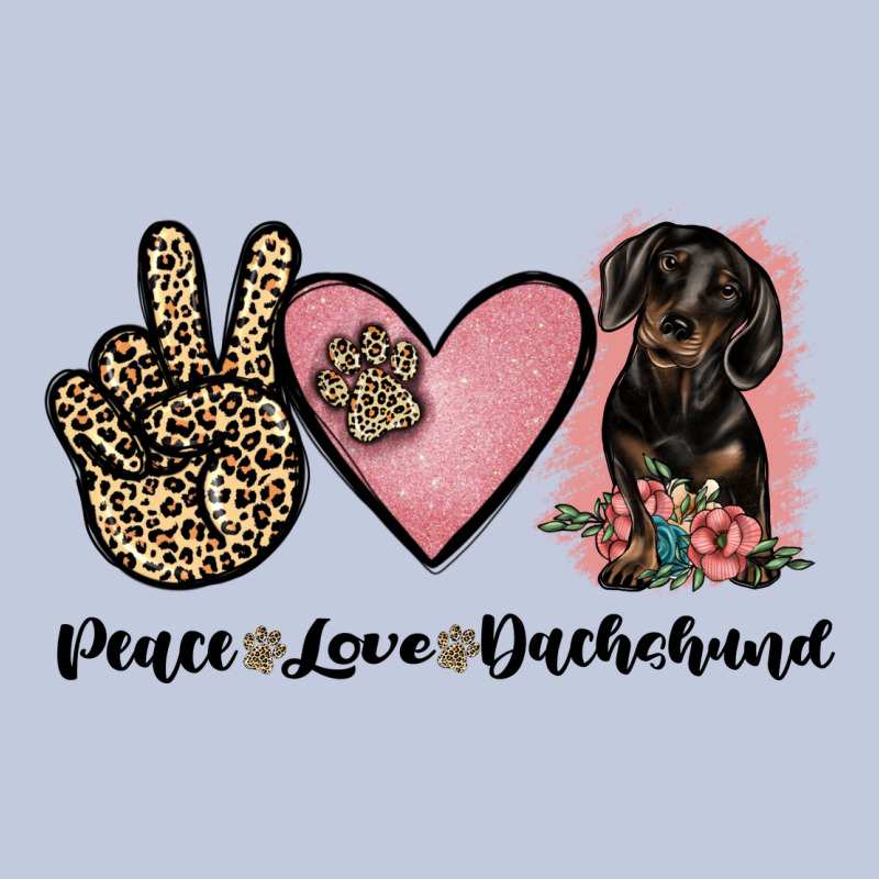 Peace Love Dachshund Long Sleeve Tee by JahusDesignShop | Teevron
