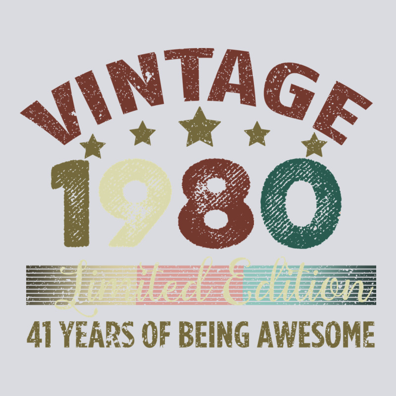 Vintage 1980 Limited Edition 41 Years Of Being Awesome Zipper Hoodie by Bettercallsaul | Teevron