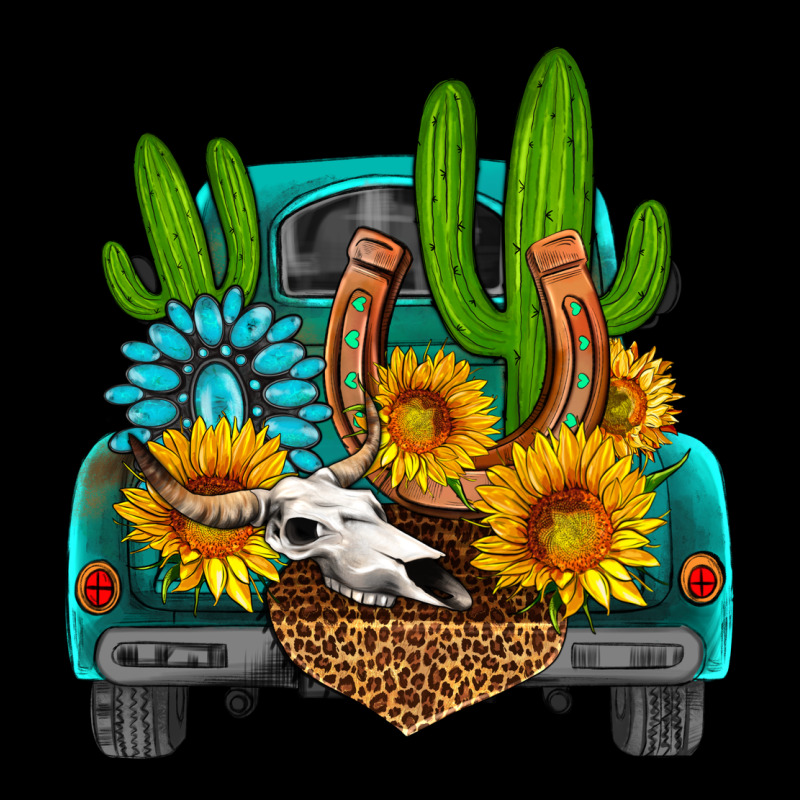 Western Truck Horseshoe Ladies Tee by HRA Design Shop | Teevron