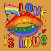 Love Is Love Lips Urban Heavy Tee | Teevron