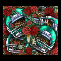 Floral American Football  Helmet Heavyweight Sweatshirt | Teevron