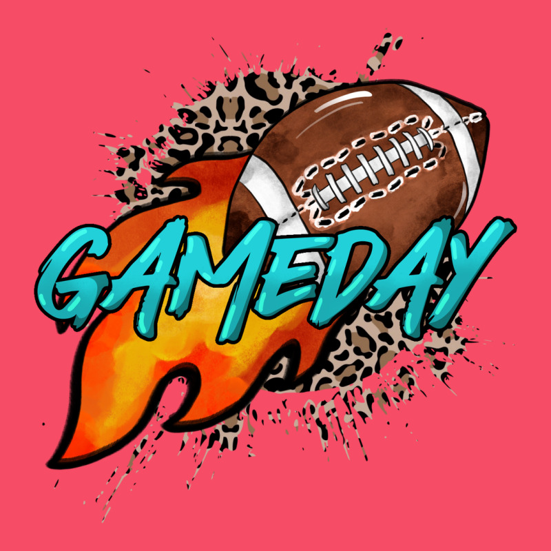 Game Day Leopard Fire And Ball Premium Sweatshirt by HowdyJamesFarm | Teevron