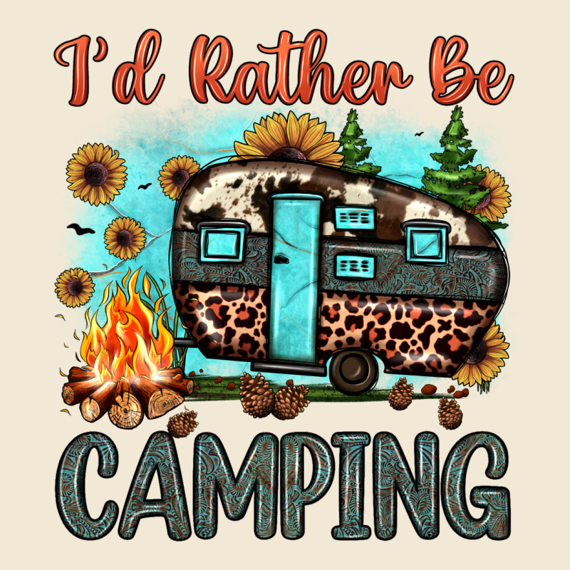 I'd Rather Be Camping Premium Tee by JahusDesignShop | Teevron