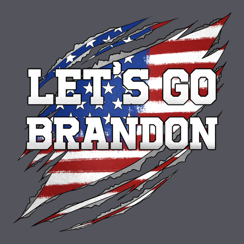 Let's Go Brandon Ripped Cloth With American Flag Vintage Hoodie by Jasminsmagicworld | Teevron