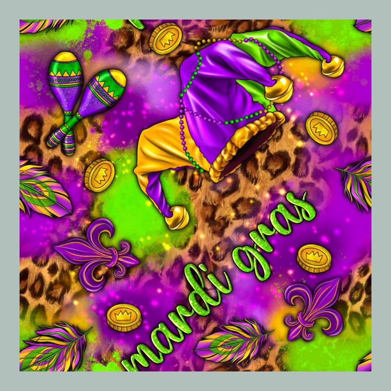 Mardi Gras And Jester Hat Seamless Pattern Heavyweight Hoodie by HowdyJamesFarm | Teevron