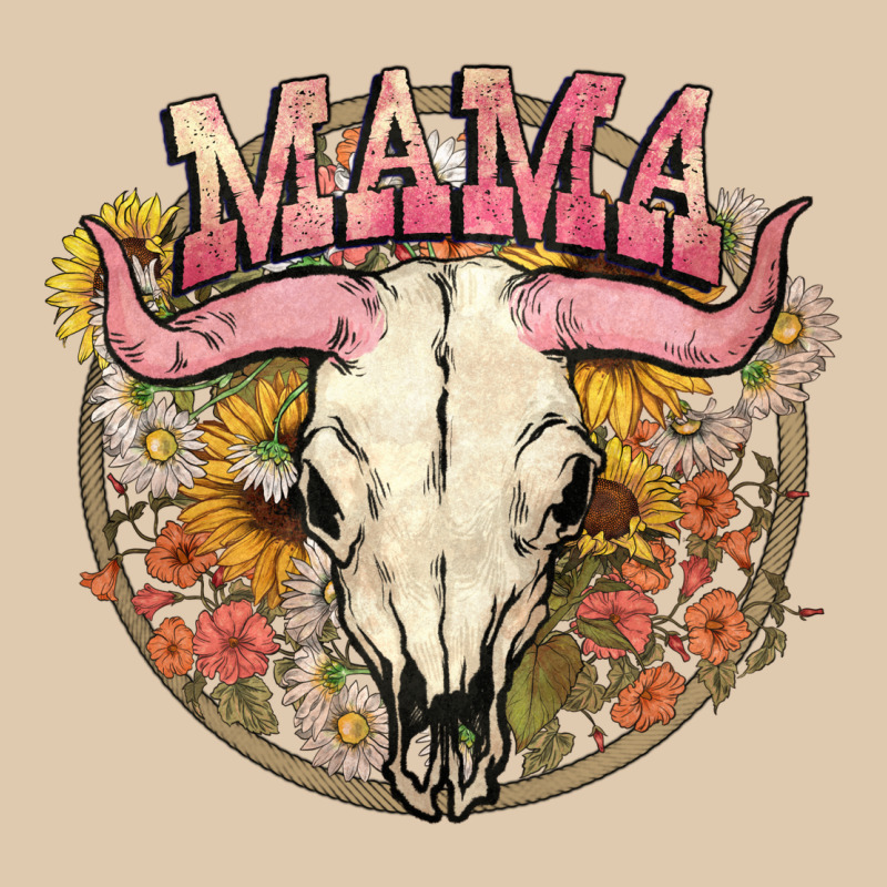 Bullskull Mama Heavyweight Sweatshirt by NancyCooperArtShop | Teevron
