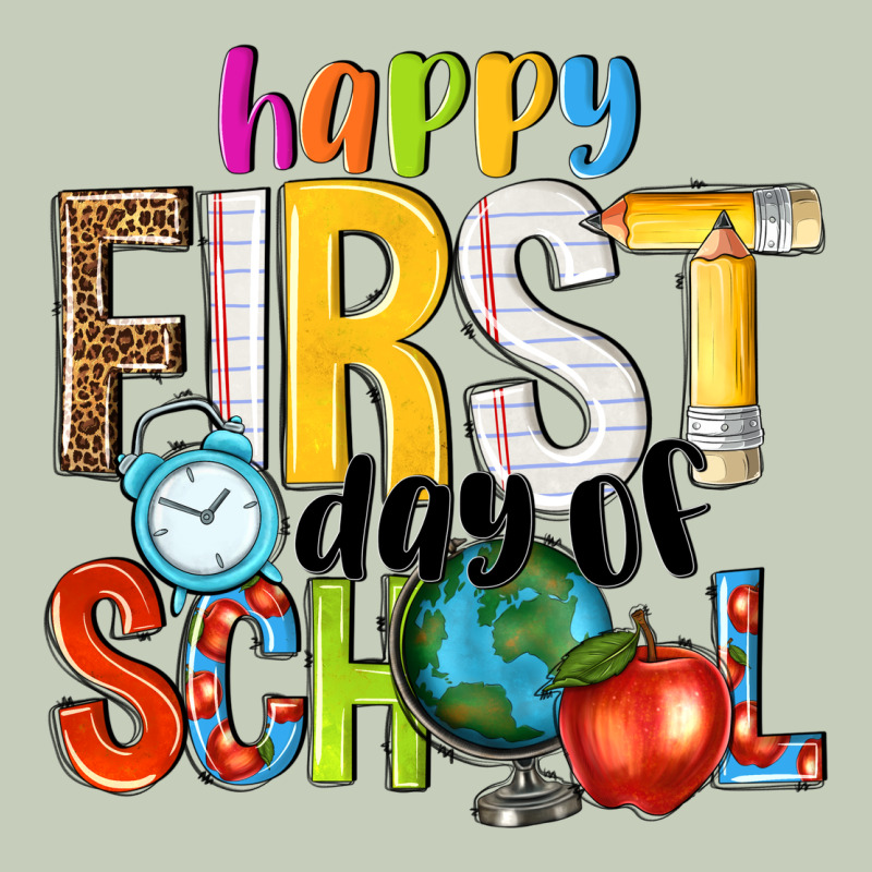 Happy First Day Of School Long Sleeve Tee by NancyCooperArtShop | Teevron