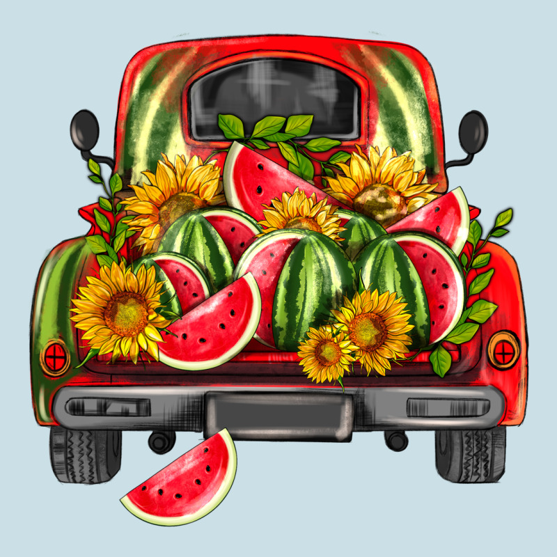 Watermelon And Truck Ladies Tee by HRA Design Shop | Teevron