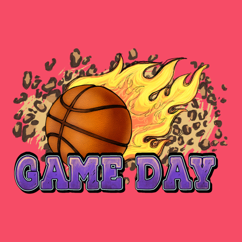 Game Day Basketball Leopard Flames Fireball Premium Sweatshirt by HowdyJamesFarm | Teevron