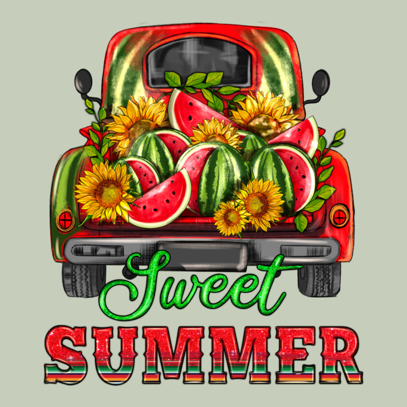 Sweet Summer Watermelon And Truck Ladies Tee by HRA Design Shop | Teevron