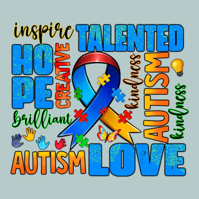 Autism  Words Heavy Core Tee by AdoDesignShop | Teevron