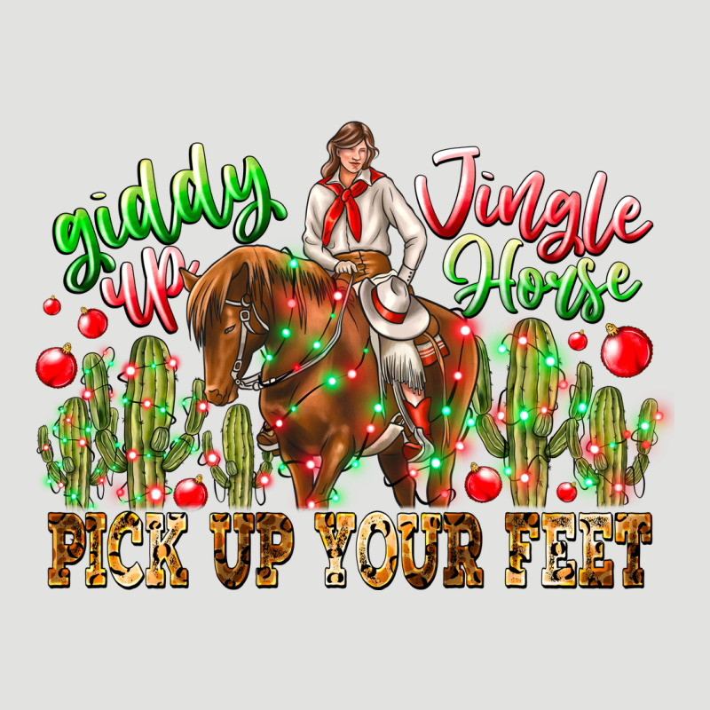 Giddy Up Jingle Horse Pick Up Your Feet Classic Tee by CowhideDigitalArt | Teevron