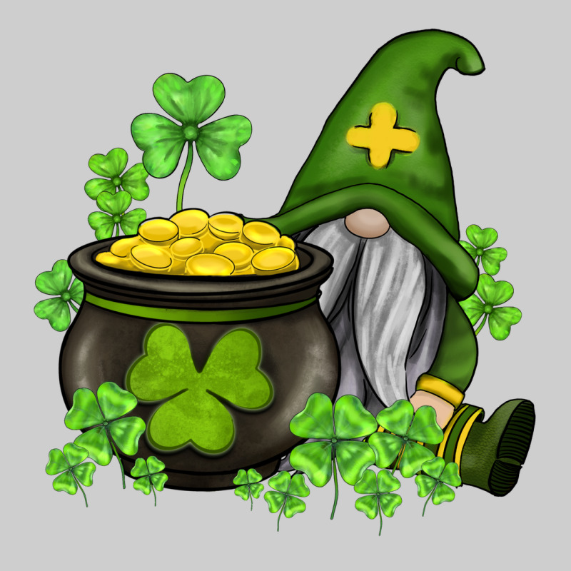 St Patricks Gnome And Pot Of Gold Premium Tee by AdoDesignShop | Teevron
