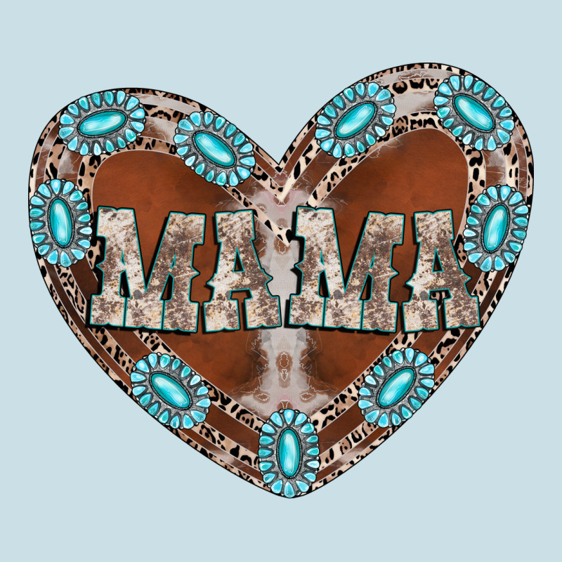 Mama Heart Cowhide Ladies Tee by CowhideDigitalArt | Teevron