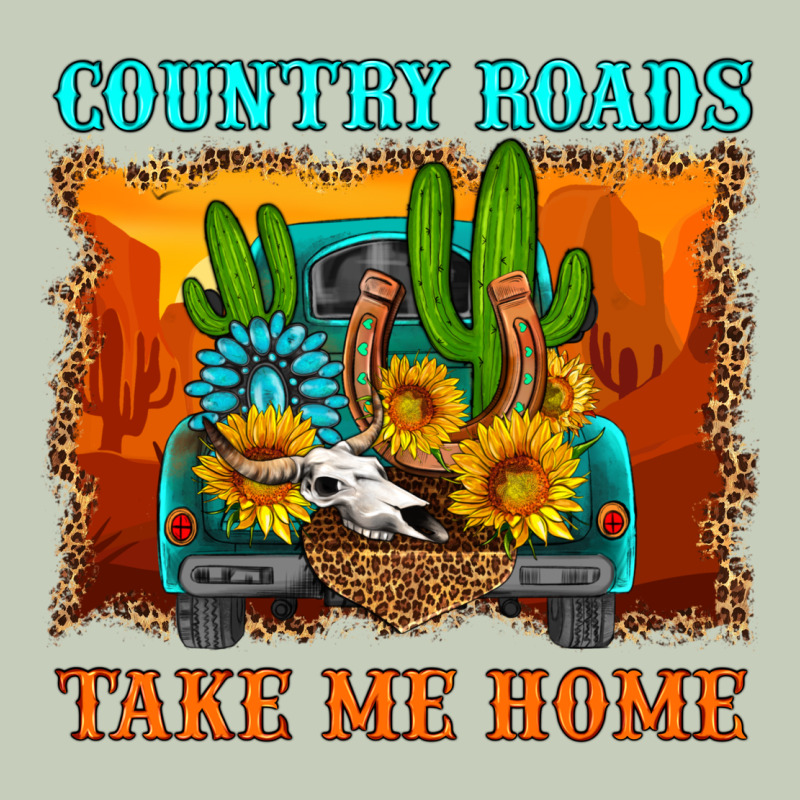 Country Roads Take Me Home Ladies Tee by HRA Design Shop | Teevron