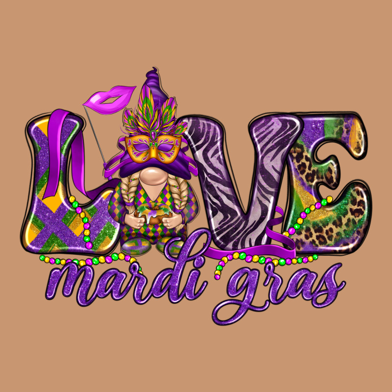 Love Mardi Gras With Gnome Heavyweight Hoodie by HowdyJamesFarm | Teevron
