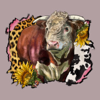 Hereford Bull Western Background Vintage Hoodie | Teevron