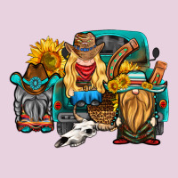 Western Truck With Gnomes Ladies Tee | Teevron