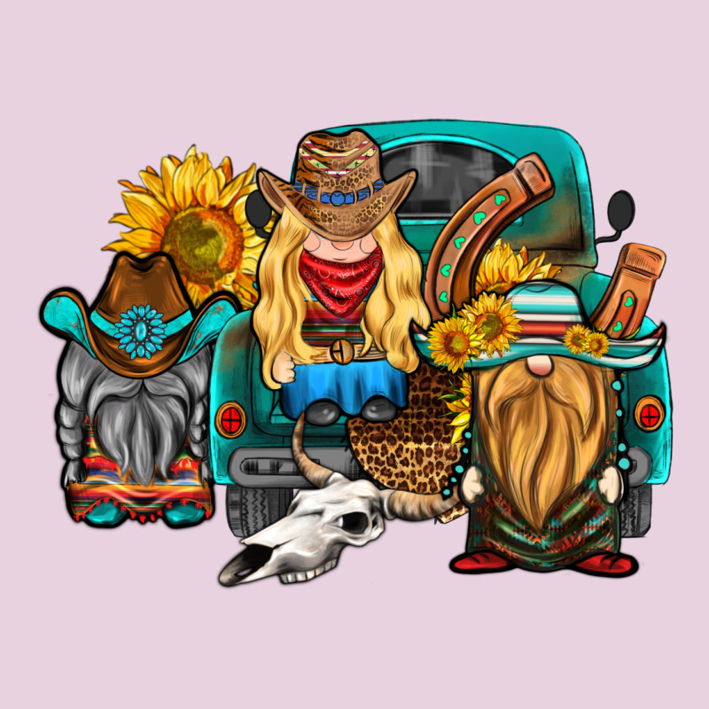 Western Truck With Gnomes Ladies Tee by HRA Design Shop | Teevron