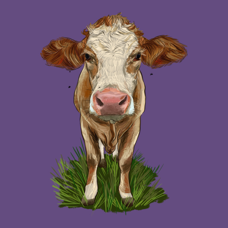 Simmental Heifer Vintage Hoodie by LillyAllenDesigns | Teevron