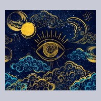 Evil Eye Moon Heavyweight Hoodie | Teevron
