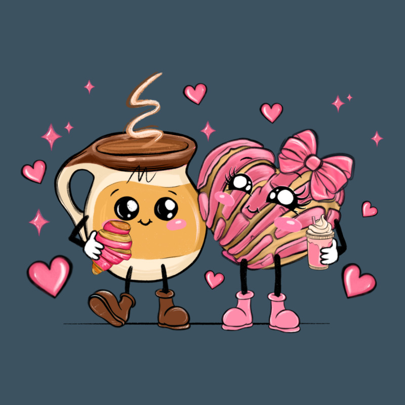 Valentines  Day Conchas And Cafecito Urban Heavy Tee by MaliasSmallBusiness | Teevron