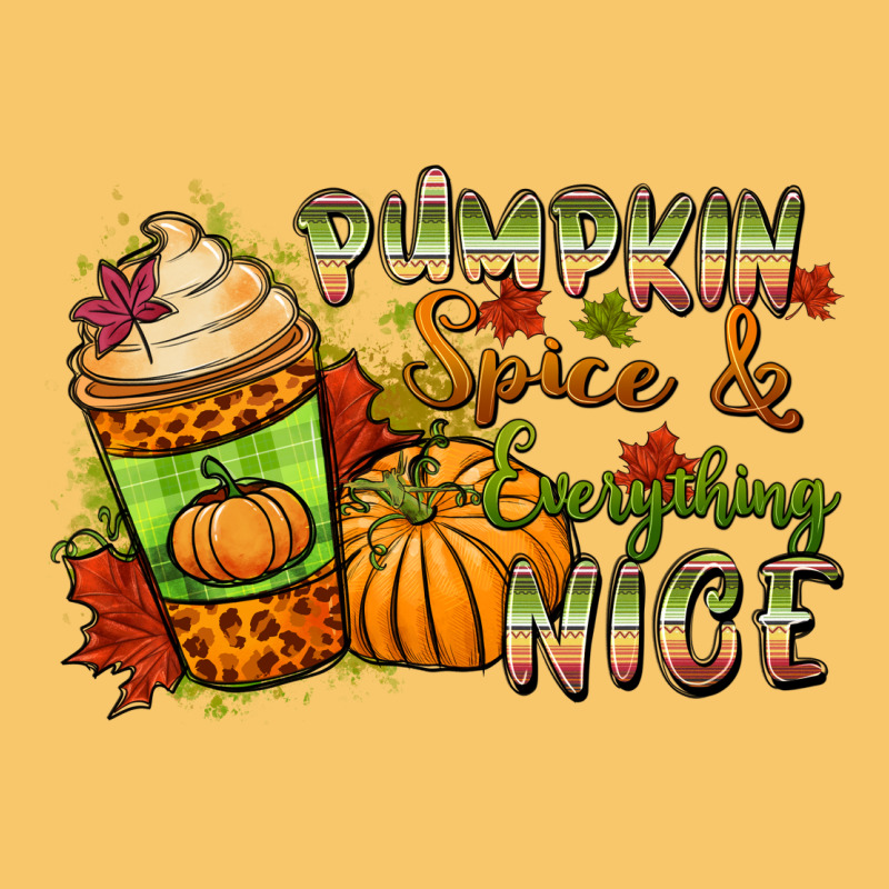 Pumpkin Spice Everything Nice Vintage Hoodie by NancyCooperArtShop | Teevron