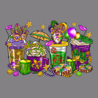 Mardi Gras Coffee Cups Heavyweight Hoodie | Teevron