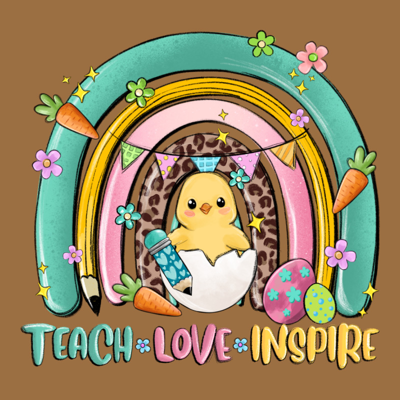 Teach Love Inspire Rainbow Vintage Tee by MaliasSmallBusiness | Teevron
