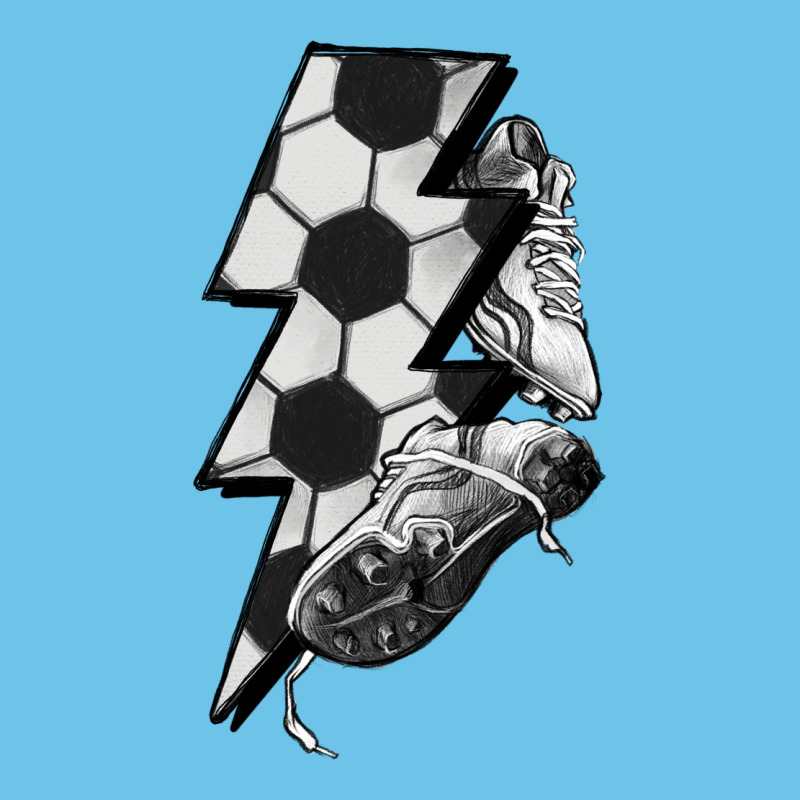 Lightning Bolt Soccer Premium Sweatshirt by HowdyJamesFarm | Teevron